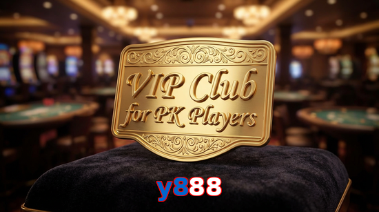 Main screen of Y888 vip page for PK players